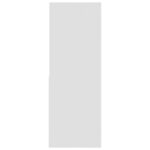 Bibliothèque Blanc 67x24x161 cm Bois d'ingénierie – Image 8