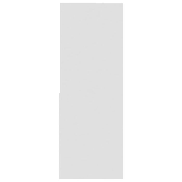 Bibliothèque Blanc 67x24x161 cm Bois d'ingénierie – Image 8