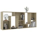 Bibliothèque Chêne sonoma 67x24x161 cm Bois d'ingénierie – Image 3