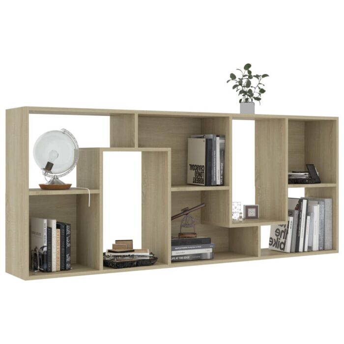 Bibliothèque Chêne sonoma 67x24x161 cm Bois d'ingénierie – Image 3