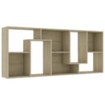Bibliothèque Chêne sonoma 67x24x161 cm Bois d'ingénierie – Image 4