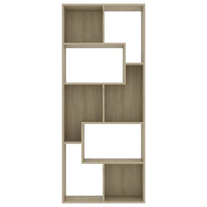 Bibliothèque Chêne sonoma 67x24x161 cm Bois d'ingénierie – Image 5