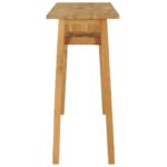 Table console 120x35x75 cm Bois de teck massif – Image 2