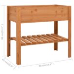 Jardinière 88x43x80 cm Bois de sapin – Image 4