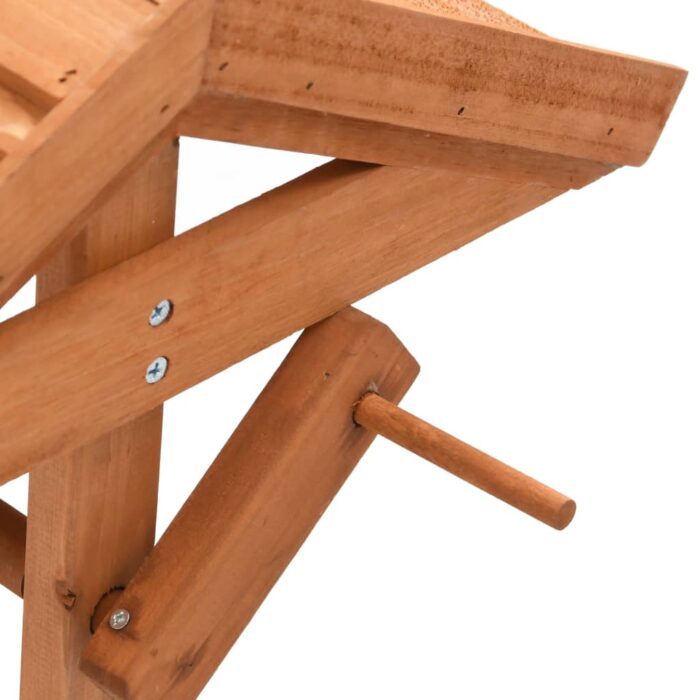 Jardinière à puits à souhait de jardin 40x40x84cm Bois de sapin – Image 4