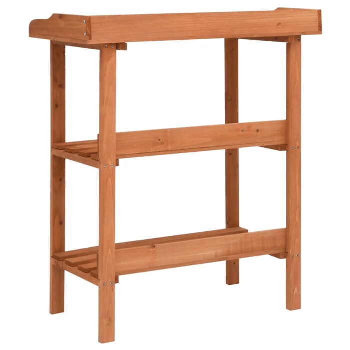 Support pour plantes 76x37x89 cm Bois de sapin – Image 3