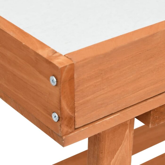 Support pour plantes 76x37x89 cm Bois de sapin – Image 4