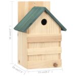 Nichoirs 4 pcs 23x19x33 cm Bois de sapin – Image 7