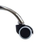 Chaise de bureau pivotante Blanc Similicuir – Image 8