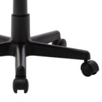 Chaise de bureau Noir 44x52x100 cm Tissu en maille – Image 5