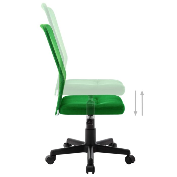 Chaise de bureau Vert 44x52x100 cm Tissu en maille – Image 6