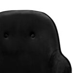 Chaise à bascule Noir Velours – Image 5