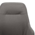 Chaise à bascule Gris clair Tissu – Image 5