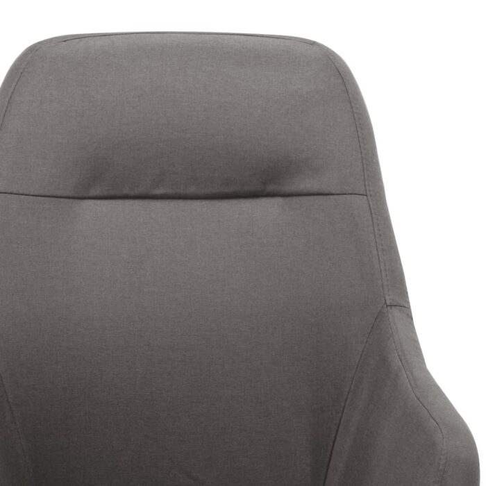 Chaise à bascule Gris clair Tissu – Image 5