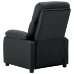 Fauteuil inclinable Gris foncé Tissu – Image 3