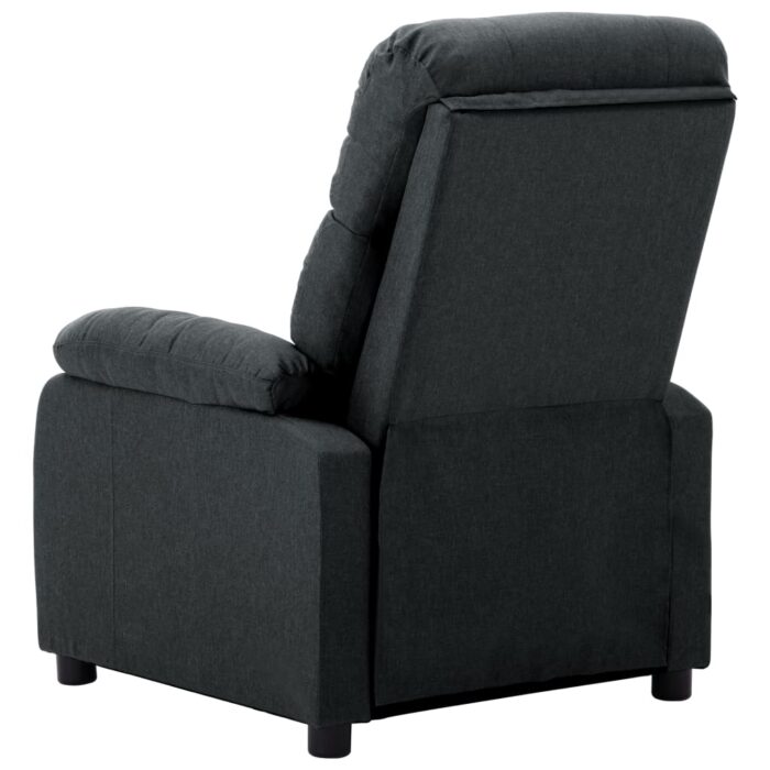 Fauteuil inclinable Gris foncé Tissu – Image 3