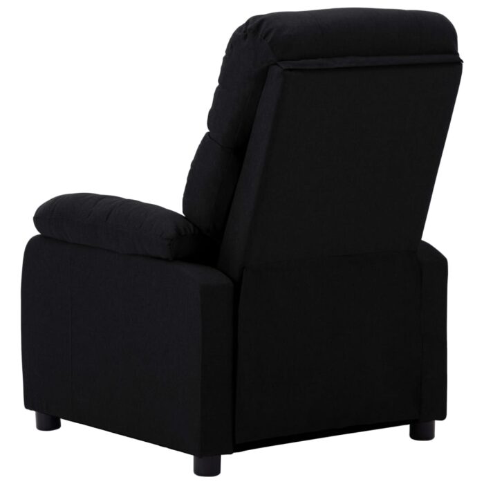 Fauteuil inclinable Noir Tissu – Image 3