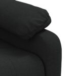 Fauteuil inclinable Noir Tissu – Image 6