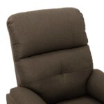 Fauteuil inclinable Marron Tissu – Image 4