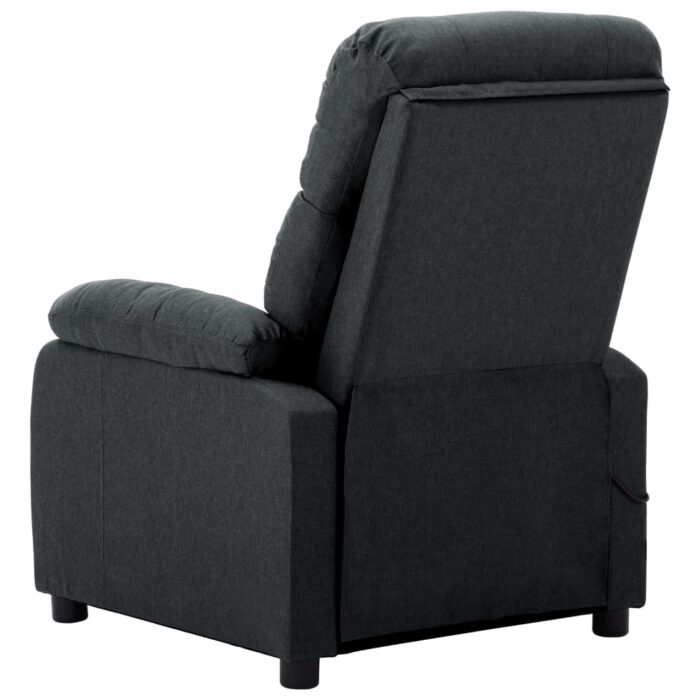 Fauteuil de massage Gris foncé Tissu – Image 4