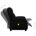 Fauteuil de massage Noir Tissu – Image 3