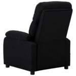 Fauteuil de massage Noir Tissu – Image 4
