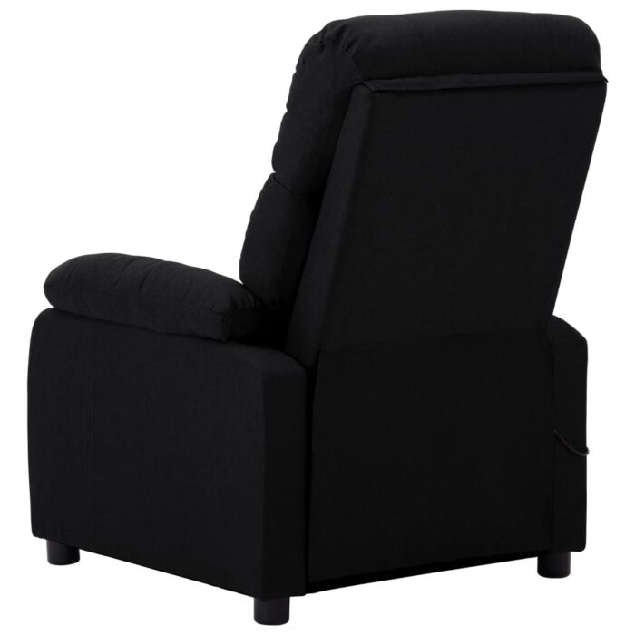 Fauteuil de massage Noir Tissu – Image 4