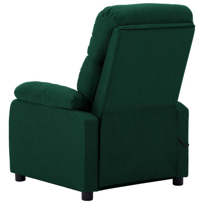 Fauteuil de massage Vert foncé Tissu – Image 4