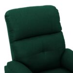 Fauteuil de massage Vert foncé Tissu – Image 5