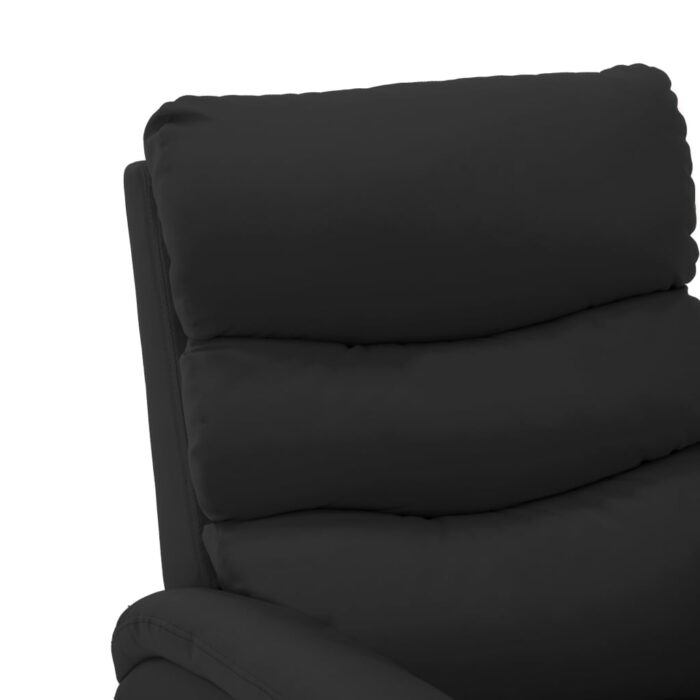 Fauteuil inclinable Noir Similicuir – Image 6
