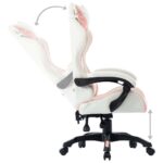 Fauteuil de jeux vidéo Rose Similicuir – Image 3