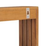 Porte-serviette mural 35x20x35 cm Bois de teck solide – Image 4
