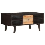 Table basse 100x50x45 cm Bois de récupération massif – Image 6