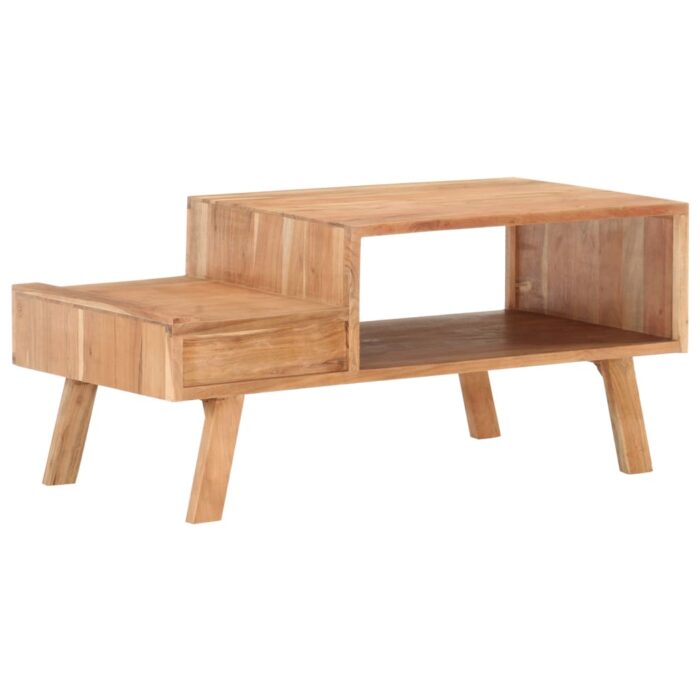 Table basse 100x50x45 cm Bois d'acacia massif – Image 3