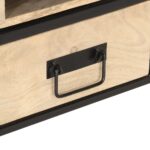 Table basse 100x50x40 cm Bois de manguier massif – Image 4