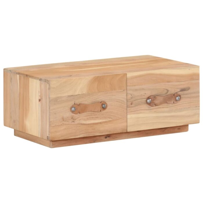 Table basse 90x50x35 cm Bois de récupération massif – Image 1