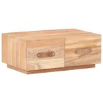 Table basse 90x50x35 cm Bois de récupération massif – Image 10