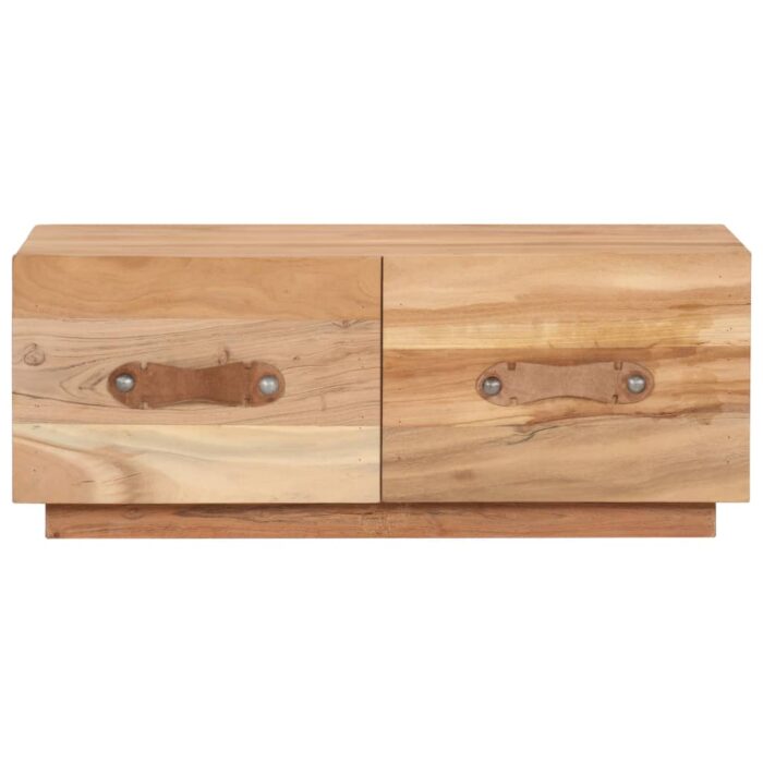 Table basse 90x50x35 cm Bois de récupération massif – Image 3