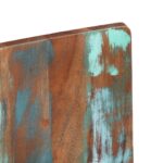 Chaises à manger lot de 2 bois de récupération solide – Image 5