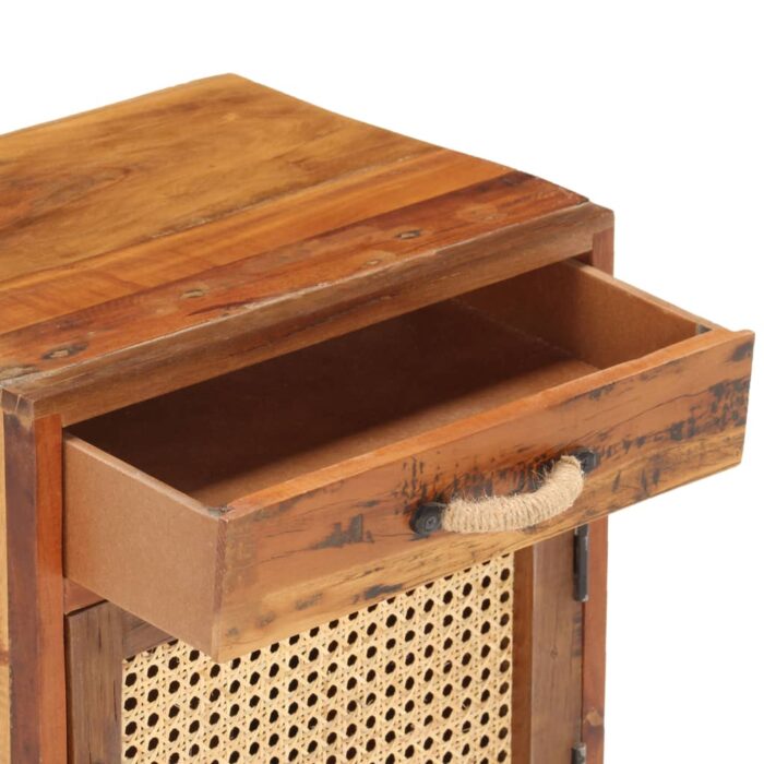Table de chevet 40x30x50 cm Bois de récupération massif – Image 4