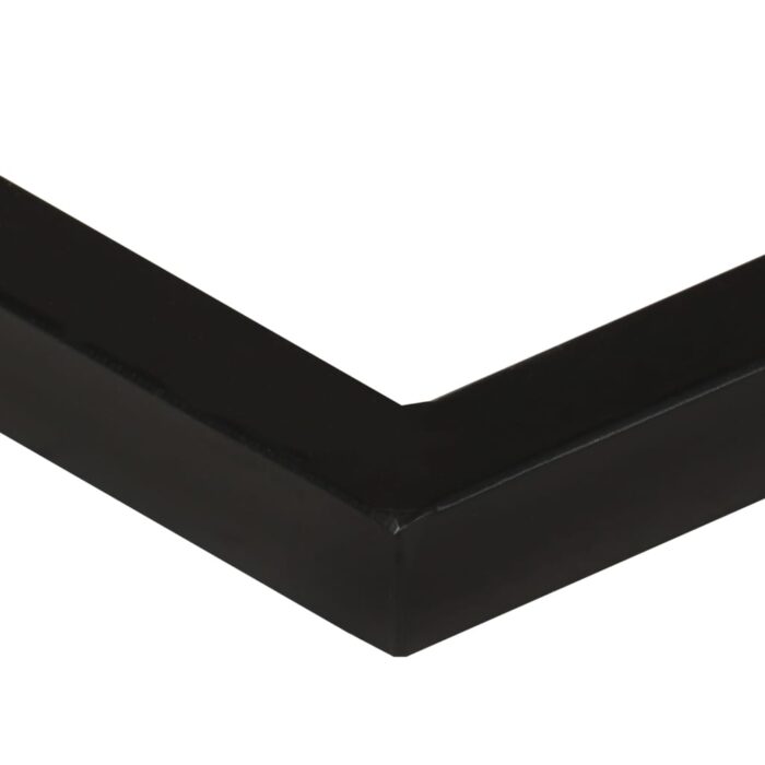 Table d'appoint en forme d'U 45x30x61cm Bois de manguier massif – Image 7