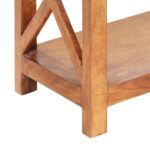 Bibliothèque 60x30x160 cm Bois massif d'acacia et finition miel – Image 5