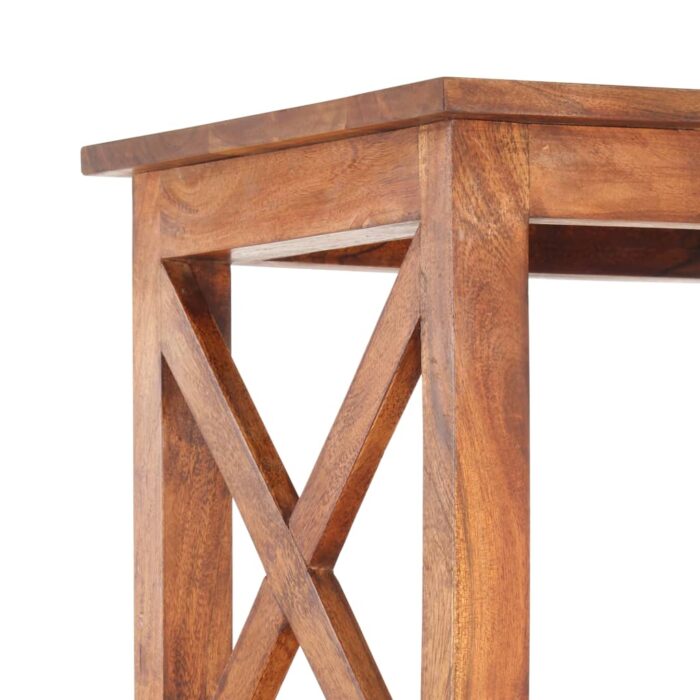 Bibliothèque 100x30x180cm Bois massif d'acacia et finition miel – Image 3