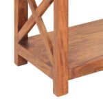 Bibliothèque 100x30x180cm Bois massif d'acacia et finition miel – Image 5