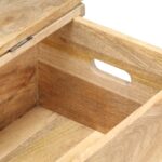 Coffre 90x40x45 cm Bois solide de manguier – Image 6