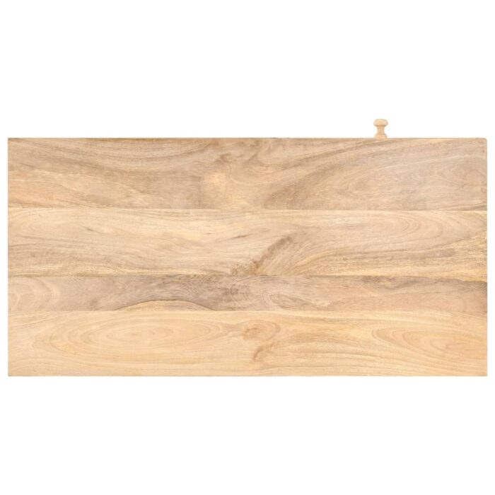 Coiffeuse 100x50x76 cm Bois de manguier solide – Image 4