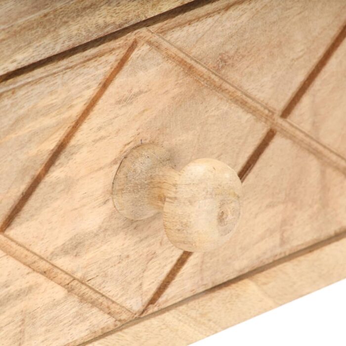 Coiffeuse 100x50x76 cm Bois de manguier solide – Image 8