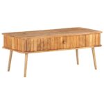 Table basse 100x50x40 cm Bois d'acacia massif – Image 11