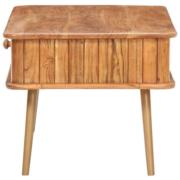 Table basse 100x50x40 cm Bois d'acacia massif – Image 3