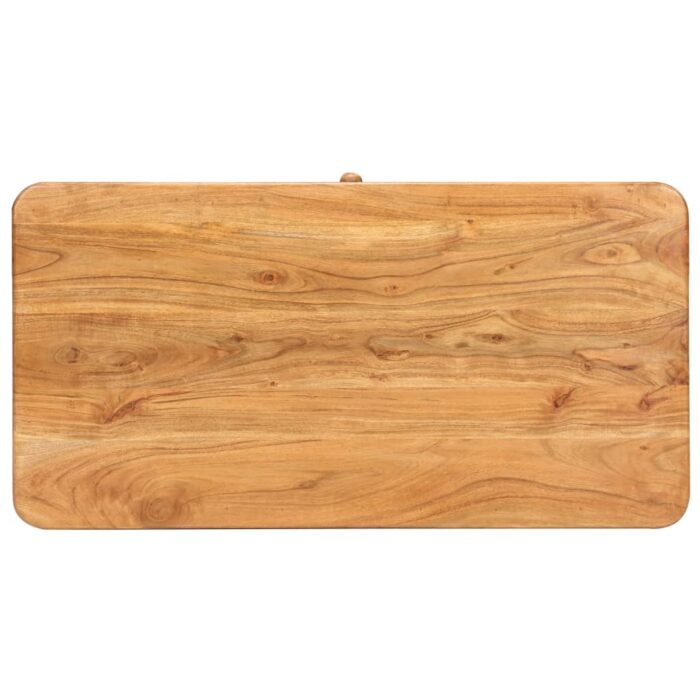 Table basse 100x50x40 cm Bois d'acacia massif – Image 8